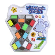 PARFORINTER Puzzle kígyó / kocka színes