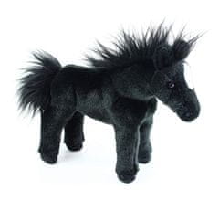 Rappa Plüss ló, fekete, 28 cm