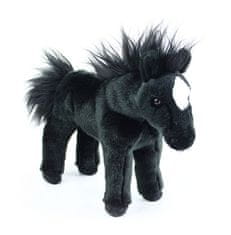 Rappa Plüss ló, fekete, 28 cm