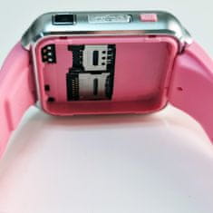 Klarion Gyerek rózsaszín 4G okosóra H1-2023 48GB páratlan akkumulátor-élettartammal