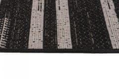 Chemex Szőnyeg Floorlux String Stílusos Vintage Fashion String 20384 Ezüst Fekete 120x170 cm