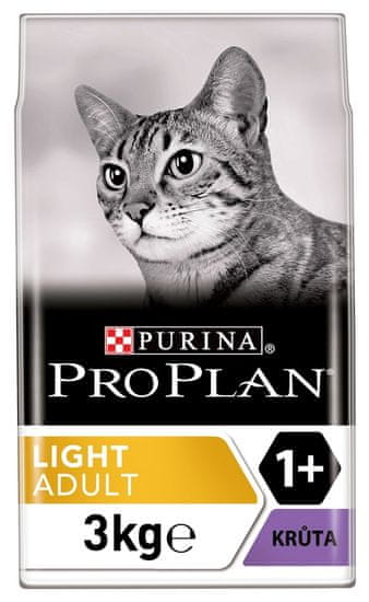 Purina Pro Plan Cat LIGHT, pulyka, 3 kg