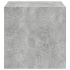 Greatstore betonszürke forgácslap faliszekrény 37 x 37 x 37 cm