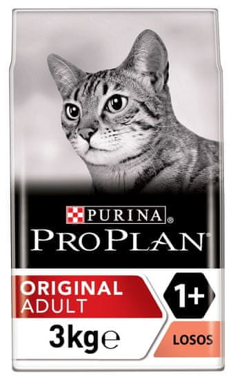 Purina Pro Plan Cat Adult ORIGINAL, lazac, 3 kg