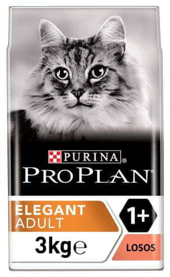 Purina Pro Plan Cat ELEGANT, lazac, 3 kg