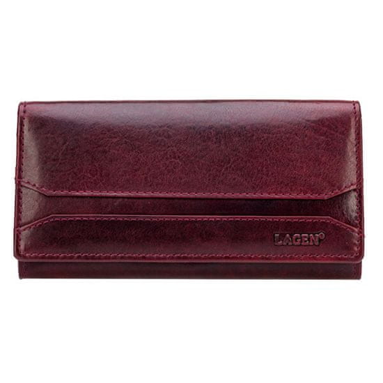 Lagen Női bőr pénztárca W-2025/T W.Red