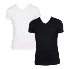 Gant 2PACK fekete/fehér férfi póló (901002118-111) - méret L