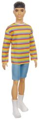 Mattel Barbie Modell Ken 175 - Kockás póló és rövidnadrág