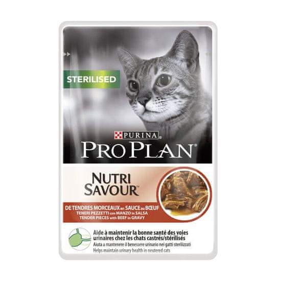 Purina Pro Plan CAT STERILISED Macskaeledel, 24 x 85 g