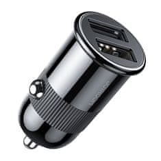 Joyroom C-A06 autós töltő 2x USB 3.1A, fekete