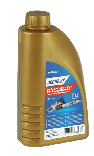 Dedra Eco olaj. láncok és vezetősínek kenésére 1l DEDRA - DEGL02