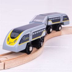 Bigjigs Rail Fast Eurostar E320 + 3 pálya