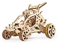 UGEARS 3D fából készült mechanikus puzzle Mini bogárkocsi