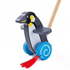 Bigjigs Toys Bigjigs Baby fából készült pingvin lovas