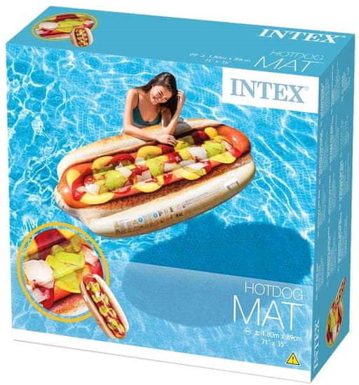 Intex 58771 Felfújható matrac Hotdog