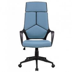 Bruxxi Techline irodai szék, textil kárpitozású, kék színű