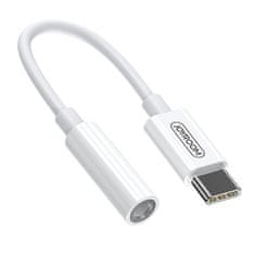 Joyroom Ben Series adapter 3.5 mm jack / USB-C, fehér