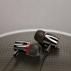 Joyroom In-ear Wired Control sztereó fülhallgható 3.5mm, fekete