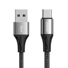 Joyroom Fast Charging kábel USB / USB-C 3A 1m, fekete