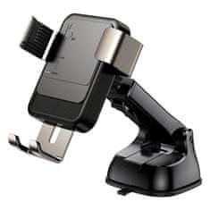 Joyroom Wireless Dashboard autós telefontartó, Qi töltő 15W, fekete