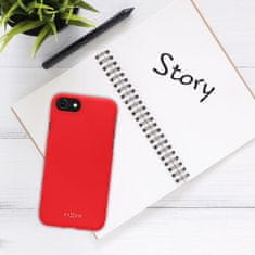 FIXED Gumírozott Story hátlap Samsung Galaxy A22 5G FIXST-671-RD készülékhez, piros