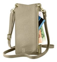 CellularLine Mini Bag nyaktáska mobiltelefonokhoz MINIBAGZ, bronzszínű