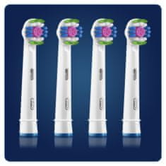 Oral-B 3D White fogkefefej CleanMaximiser technológiával, 4 darabos csomag 