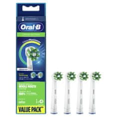 Oral-B CrossAction fogkefefej CleanMaximiser technológiával, 4 darabos csomag