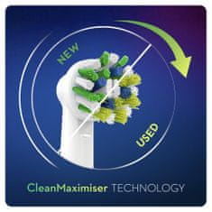 Oral-B CrossAction fogkefefej CleanMaximiser technológiával, 4 darabos csomag