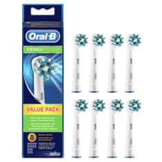 Oral-B CrossAction fogkefefej CleanMaximiser technológiával, 8 darabos csomag