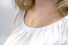 Beneto Aranyozott ezüst nyaklánc szívvel AGS289 / 47-GOLD (lánc, medál)