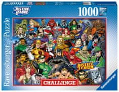Ravensburger 168842 Challenge Puzzle: DC Comics: Az Igazság Ligája, 1000 darabos