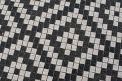 Chemex Szőnyeg Floorlux Sidewalk String Stílusos Divatfüzér 20147 Ezüst Fekete 60x200 cm