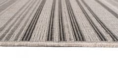 Chemex Szőnyeg Floorlux Sidewalk String Stílusos Divatfüzér 20201 Ezüst Fekete 60x200 cm
