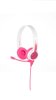 BuddyPhones StudyBuddy - gyermek fejhallgató mikrofonnal, rózsaszín