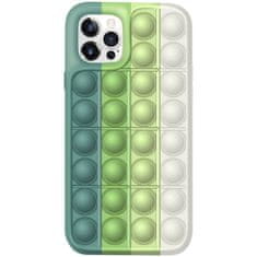 MG Pop It szilikon tok iPhone 12 Pro Max, zöld/fehér