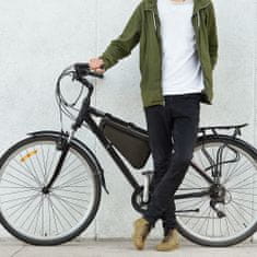 MG Bicycle Bag kerékpár táska 8L, szürke