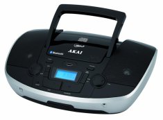 Akai APRC-108 hordozható CD/MP3 lejátszó, USB, Bluetooth