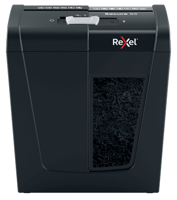 Rexel Secure S5 papír A4 érzékeny személyes irodai kellékek dokumentumok térfogata 10 liter kézi hátra előre hátra