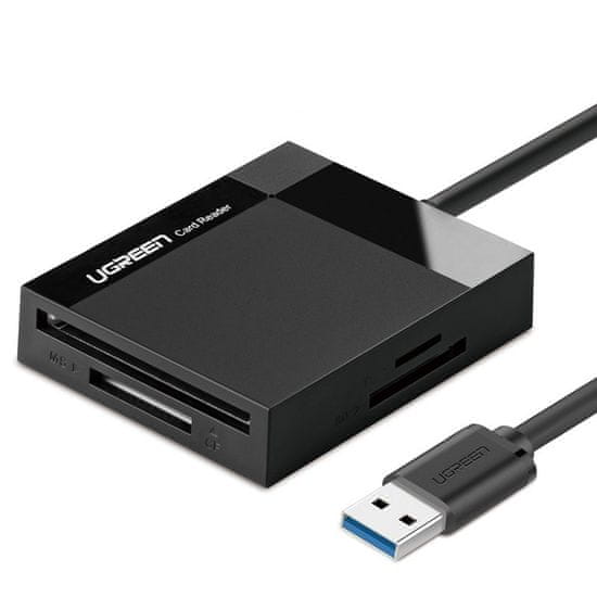 Ugreen CR125 kártyaolvasó USB 3.0 SD / micro SD / CF / MS, fekete
