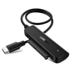 Ugreen CM321 adapter HDD SSD 2.5'' SATA III 3.0 - USB-C 3.2, fekete