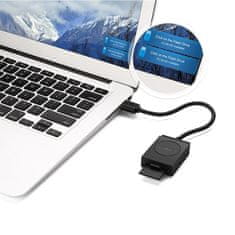 Ugreen Card reader kártyaolvasó USB 3.0 SD / micro SD, fekete