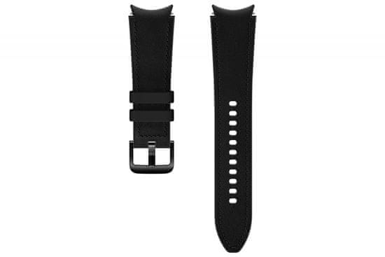 SAMSUNG Hibrid bőr óraszíj (M/L méret) Samsung Galaxy Watch 4 készülékhez ET-SHR89LBEGEU, fekete