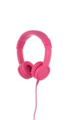 Explore+ vezetékes gyermek fejhallgató mikrofonnal, rózsaszín