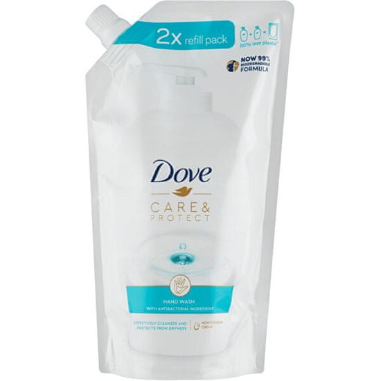 Dove Folyékony szappan Care & Protect - utántöltő 500 ml