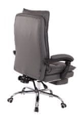 BHM Germany Elektromos irodai szék, műbőr, szürke