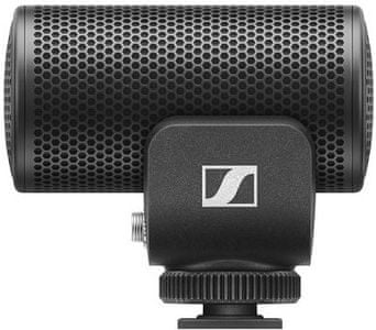 kondenzátor mikrofon sennheiser mke 200 szélálló elemek nélkül tartozékok sín a kamera rögzítéséhez, mobiltelefonhoz alkalmas