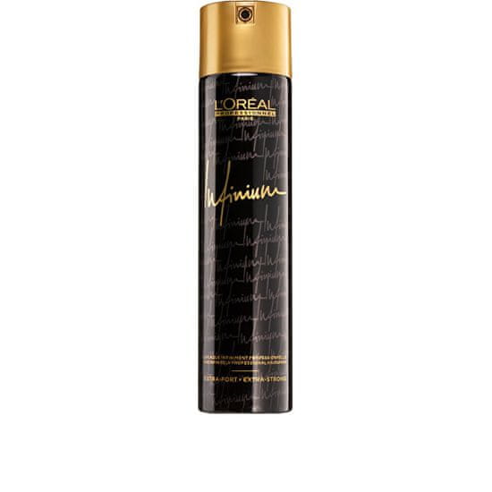 Loreal Professionnel Infinium extra erős fixálást biztosító professzionális hajlakk (Extra Strong Hairspray) 300 ml