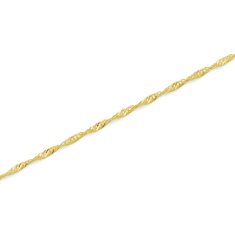 Beneto Exclusive Elegáns karkötő sárga aranyból Lambáda AUB0002 (Hossza 19 cm)