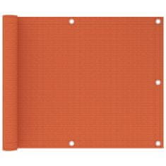 Greatstore narancssárga HDPE erkélytakaró 75 x 300 cm